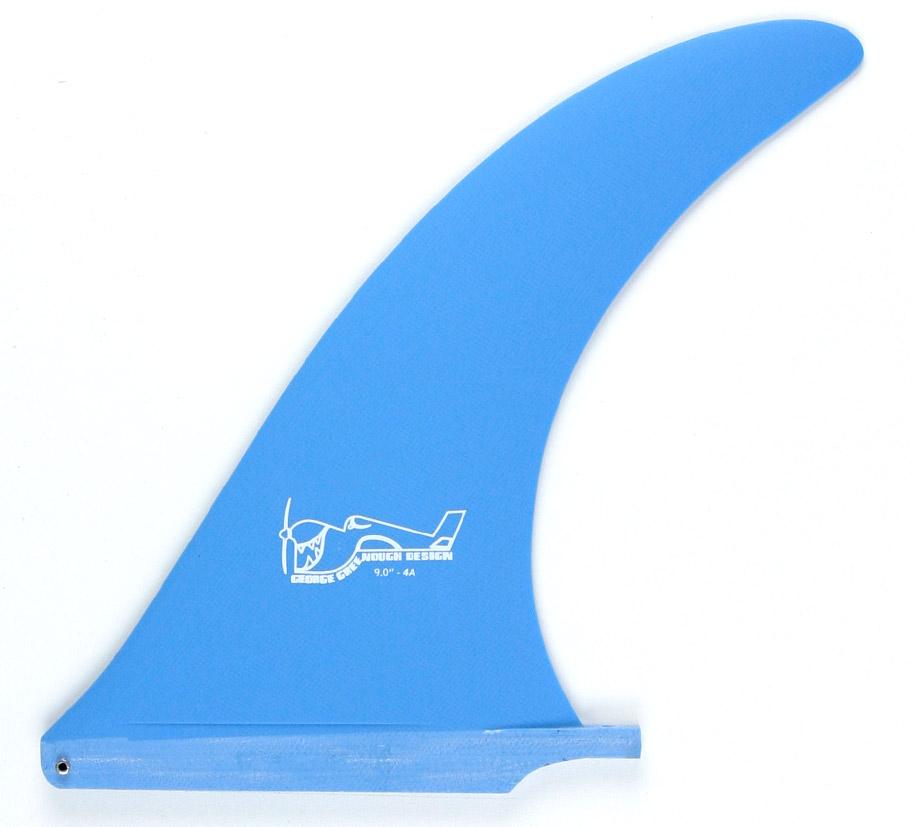 True Ames 4A George Greenough 9 Inch Powder Blue Single Fin 