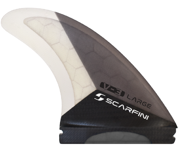 Scarfini FX V3 Large Velox Futures Thruster or Five Surfboard Fin