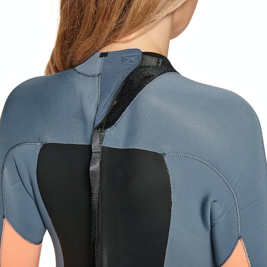 Roxy Prologue 5:4:3 GBS Women Winter Wetsuit Back Zip- Black or Black Powder Grey Sunglow