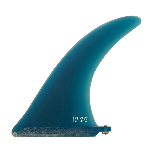 Surf System AKT 6 Inch Centre Surfboard Fibreglass Fin- Smoke- Red - Navy