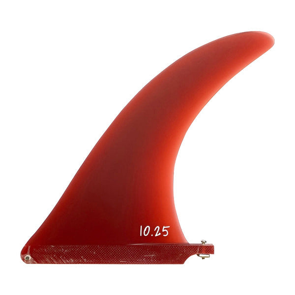 Surf System AKT 6 Inch Centre Surfboard Fibreglass Fin- Smoke- Red - Navy