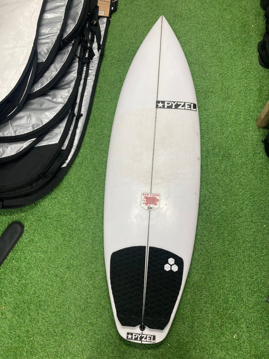 jon-pyzel-red-tiger-second-hand-5-8-surfboard-galway-ireland-blacksheepsurfco