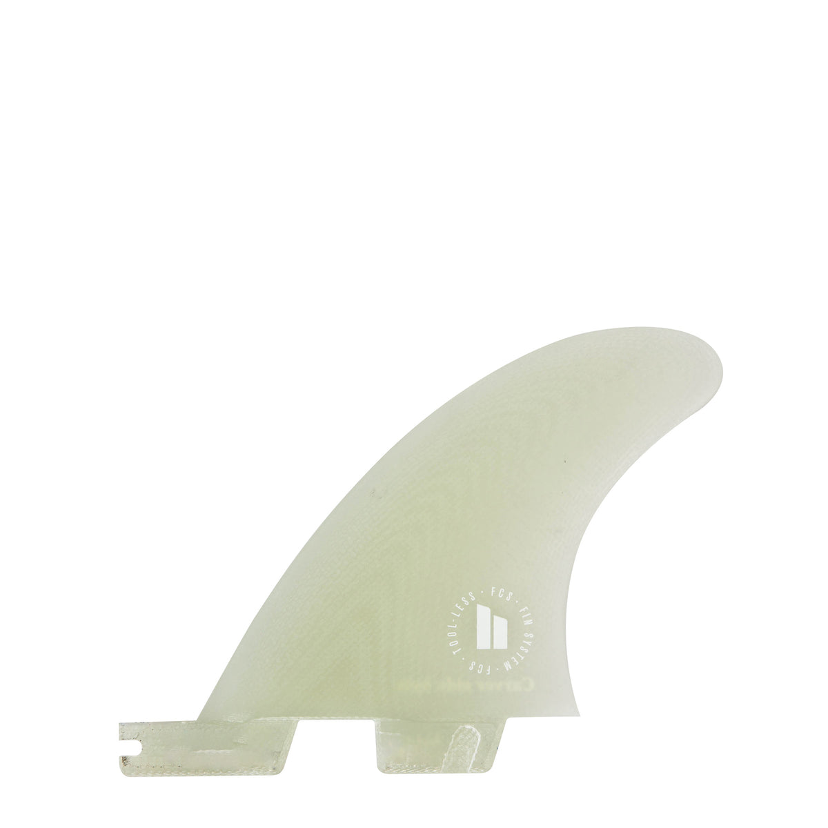 FCS II Carver Small Quad Rear PG Side Bite Clear Fin – Black Sheep