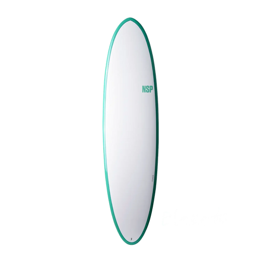 NSP Surfboard 7'6" Elements HDT Funboard Green Futures