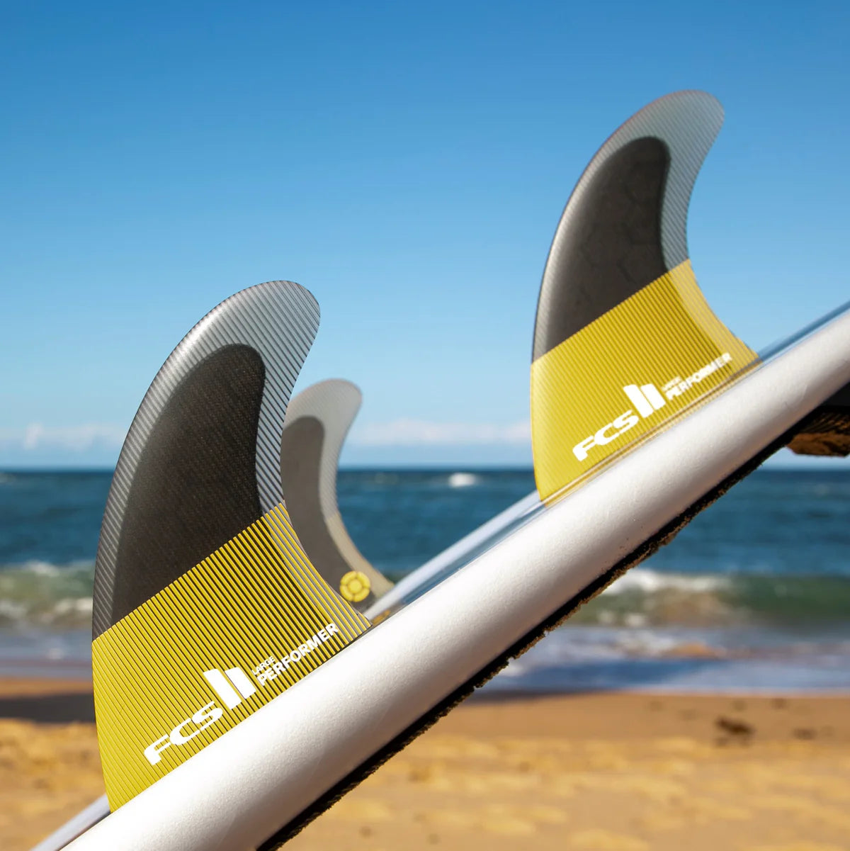 FCS II Performer PC Medium Thruster Surfboard Fins