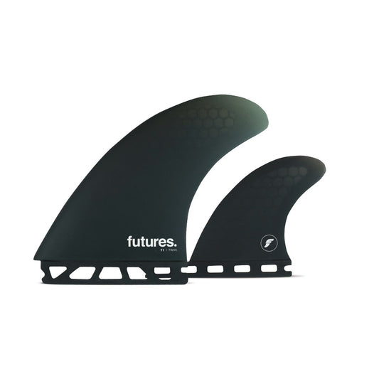 Futures T1 Twin And Trailer Surfboard Fin - Navy