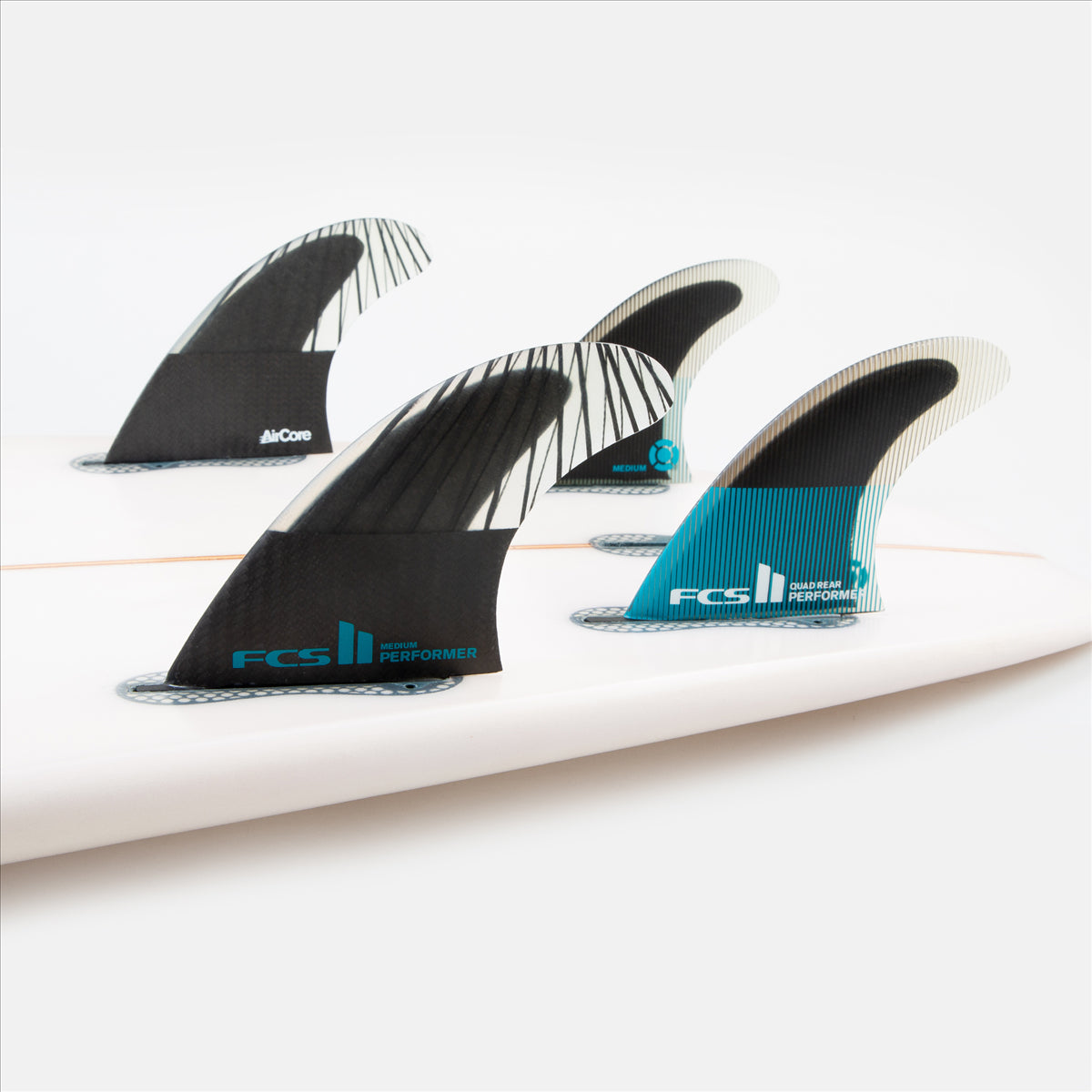 FCS II Performer PC Small Quad Rear Surfboard Fins